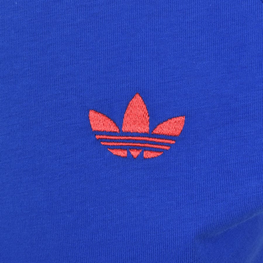 Image number 3 for adidas Originals 3 Stripes T Shirt Blue