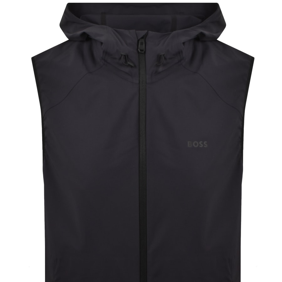 Image number 2 for BOSS Terrace Hooded Gilet Navy