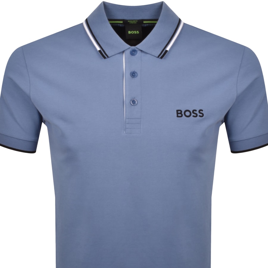 Image number 2 for BOSS Paddy Pro Polo T Shirt Blue