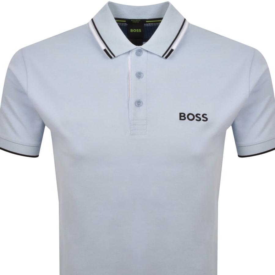 Image number 2 for BOSS Paddy Pro Polo T Shirt Light Blue