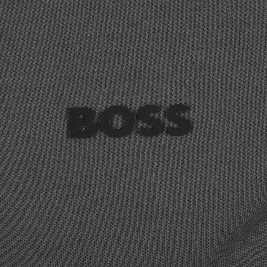 Image number 3 for BOSS Paul Polo T Shirt Open Grey