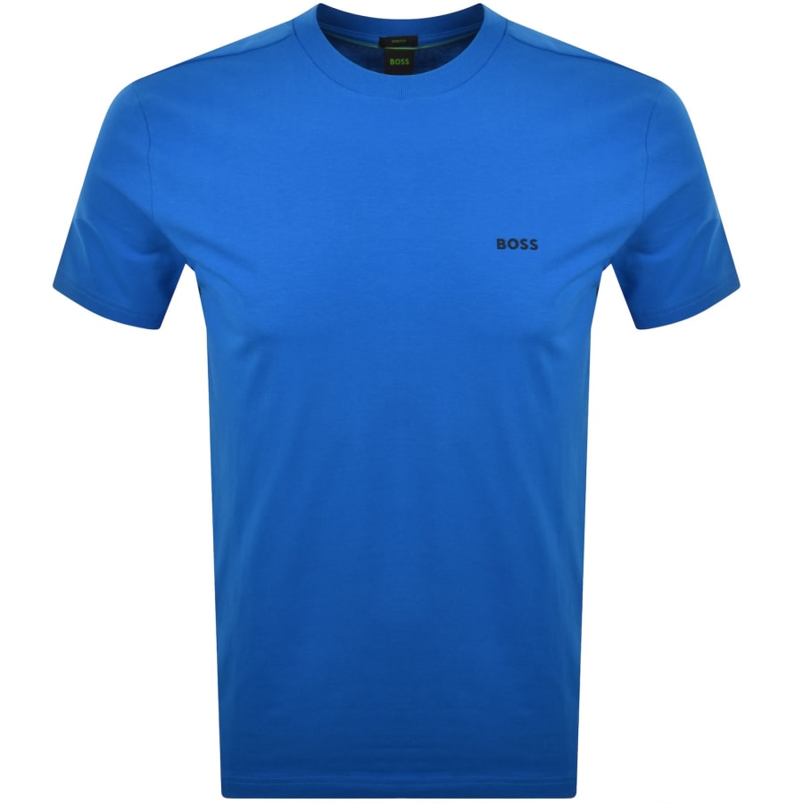 Image number 1 for BOSS Tee T Shirt Bright Blue