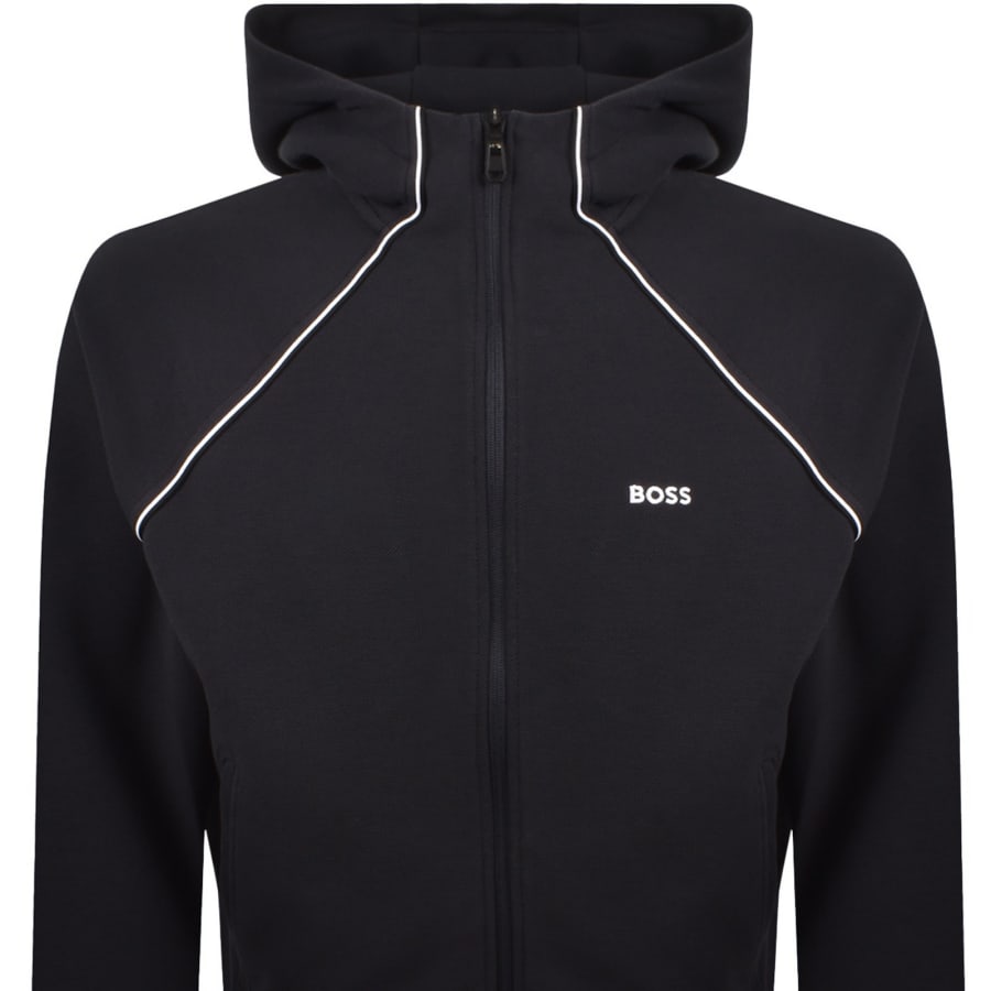 Image number 2 for BOSS Saggy Full Zip Hoodie Navy