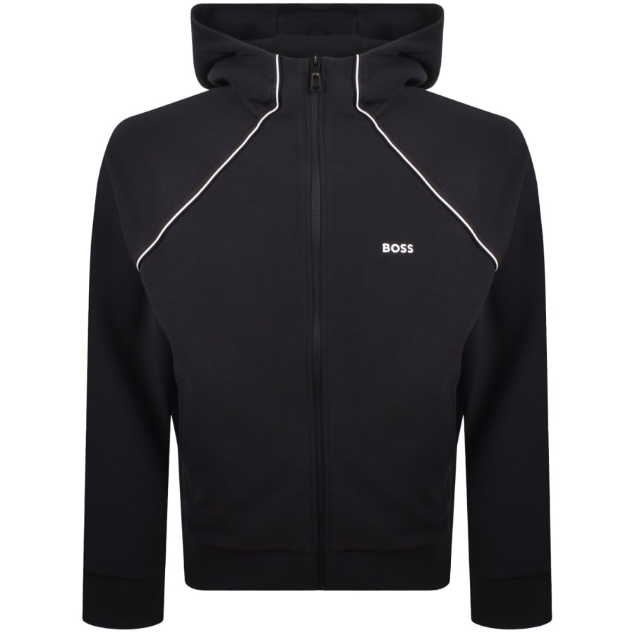 Image number 1 for BOSS Saggy Full Zip Hoodie Navy