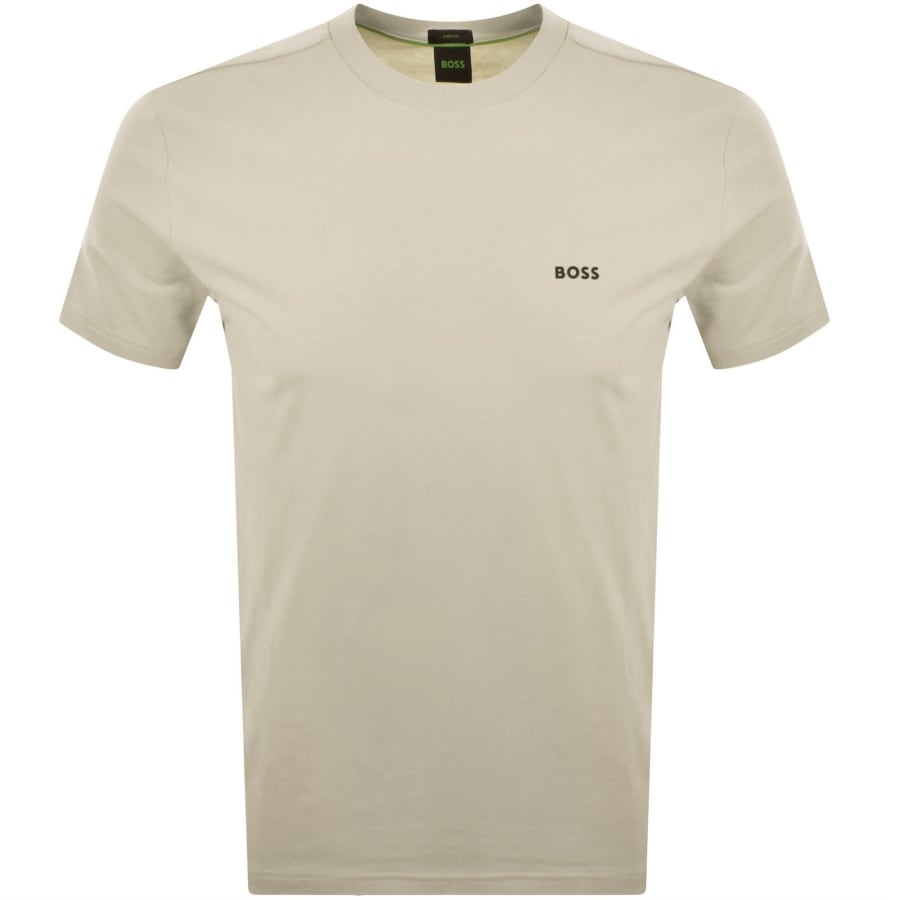 Image number 1 for BOSS Regular Fit T Shirt Light Beige
