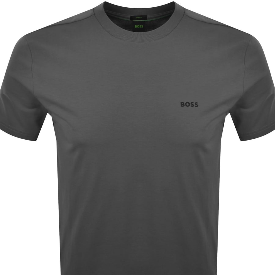 Image number 2 for BOSS Regular Fit T Shirt Open Grey