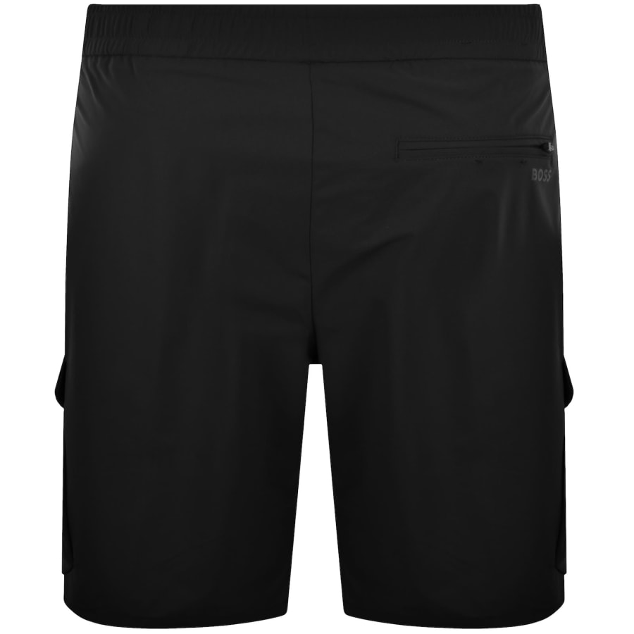 Image number 3 for BOSS Urbanex Tapered Fit Cargo Shorts Black