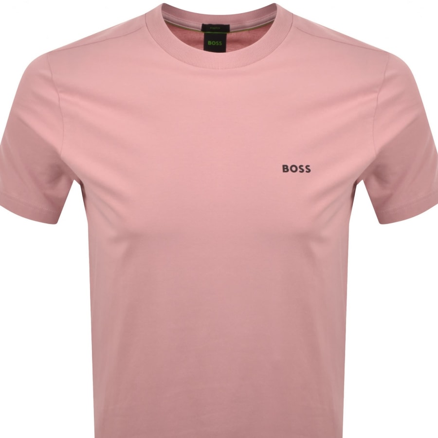 Image number 2 for BOSS Tee T Shirt Medium Pink