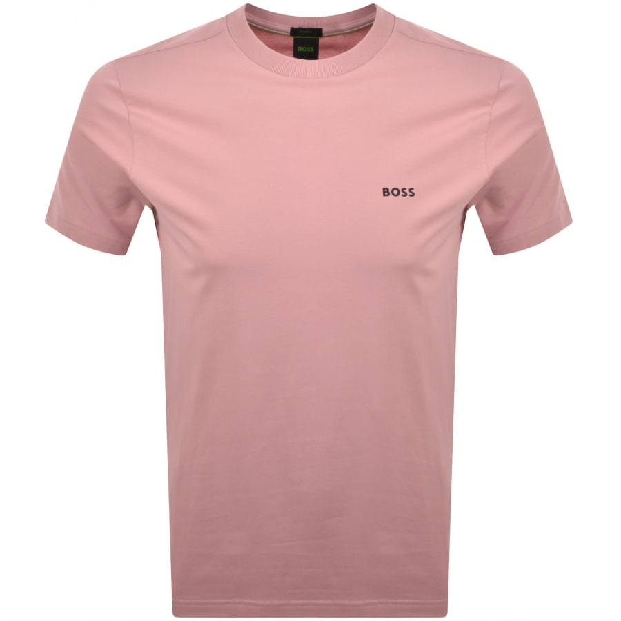 Image number 1 for BOSS Tee T Shirt Medium Pink