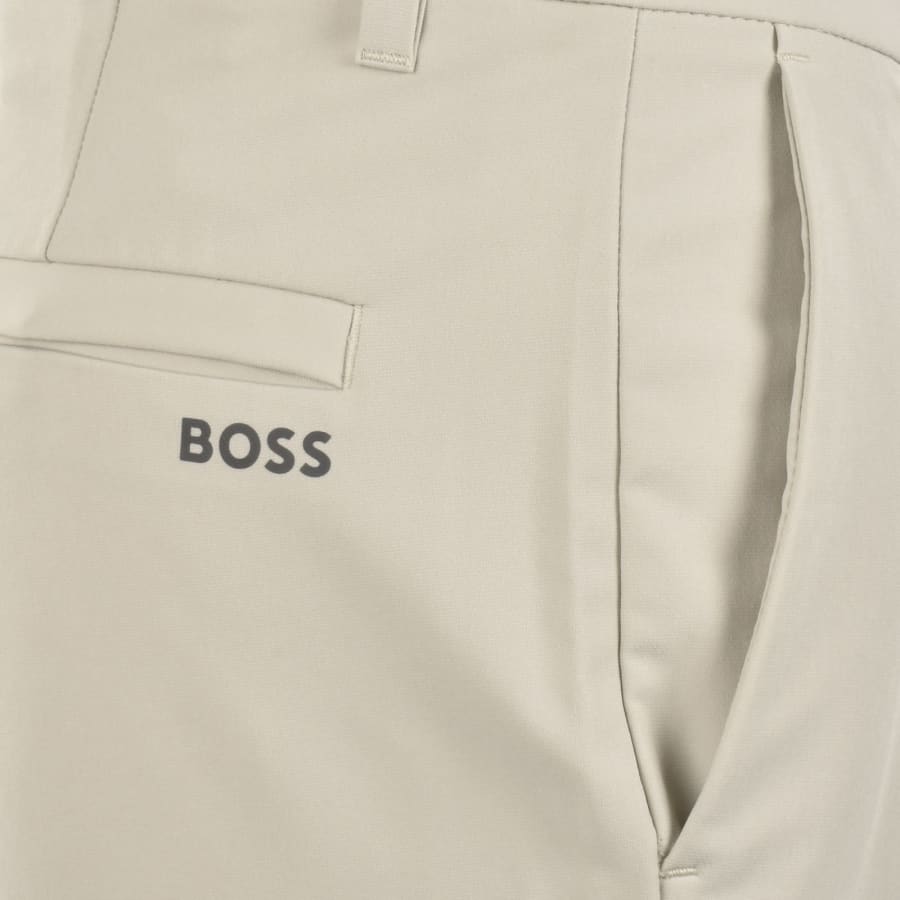 Image number 3 for BOSS Commuter 10.5 Inch Shorts Beige