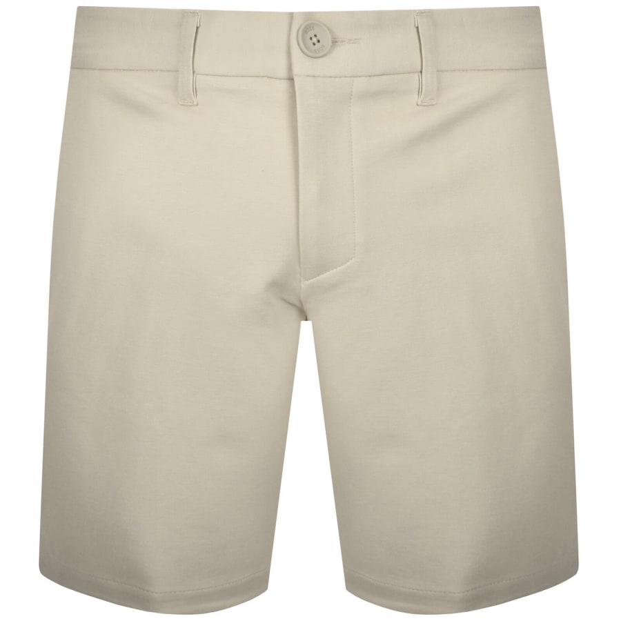 Image number 1 for BOSS Commuter 10.5 Inch Shorts Beige