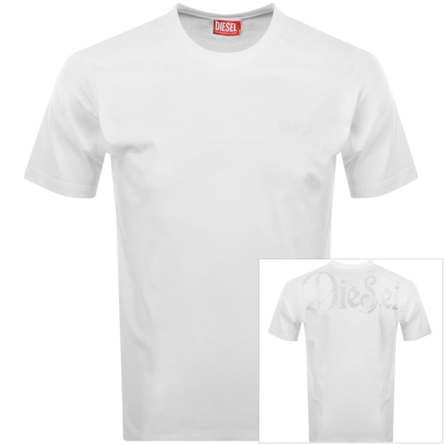 Image number 1 for Diesel T Boxt V15 T Shirt White
