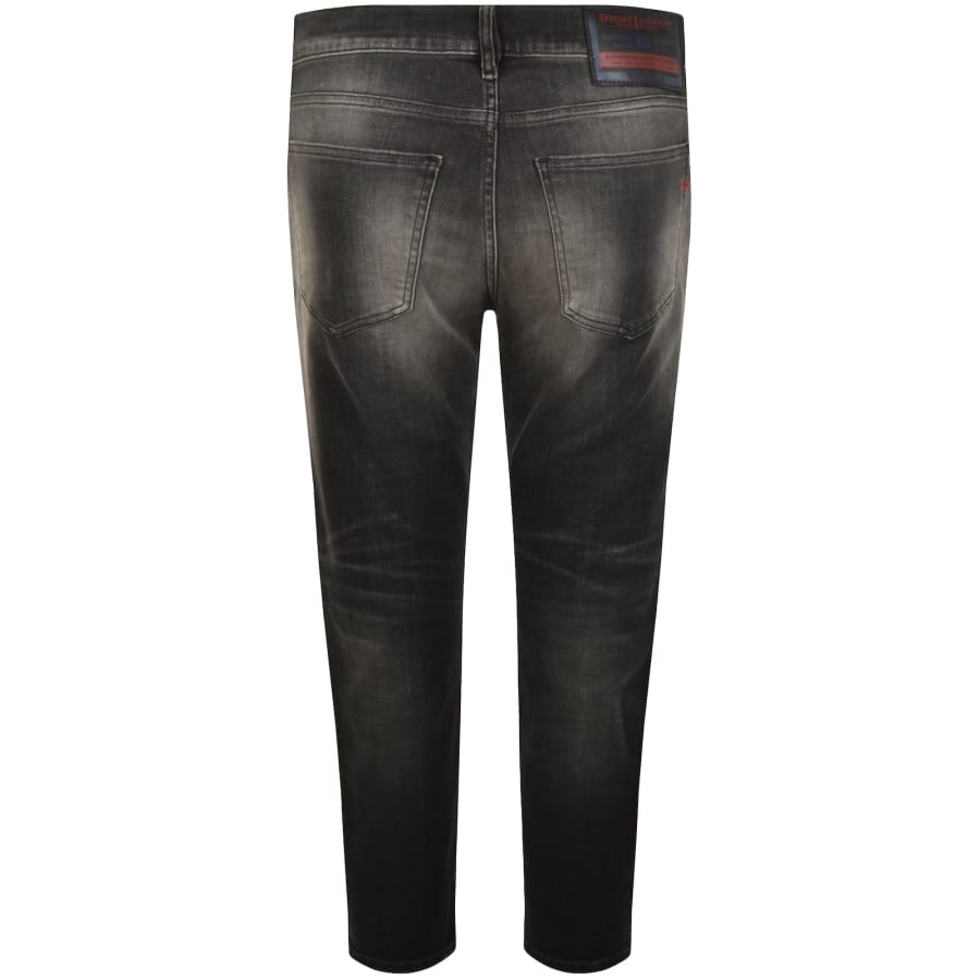 Image number 3 for Diesel D Strukt Slim Fit Dark Wash Jeans Grey