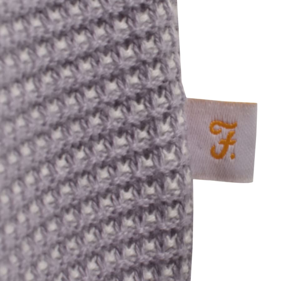 Image number 3 for Farah Birch Knit Polo T Shirt Purple