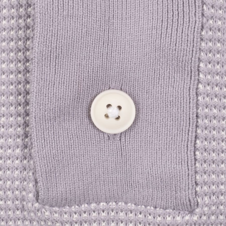 Image number 4 for Farah Birch Knit Polo T Shirt Purple