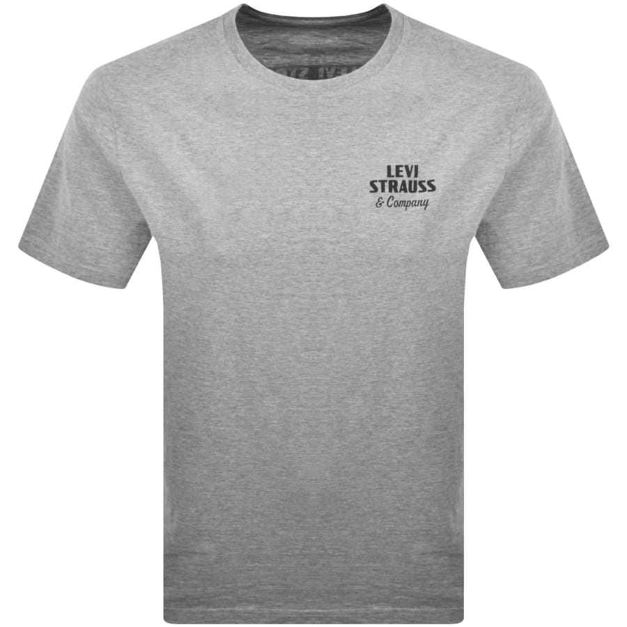 Image number 2 for Levis Original Graphic T Shirt Grey