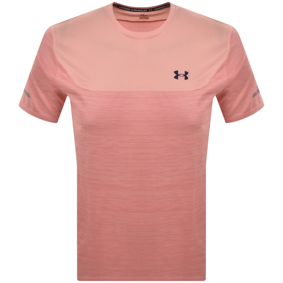 Image number 1 for Under Armour Tech Utility T Shirt Pink
