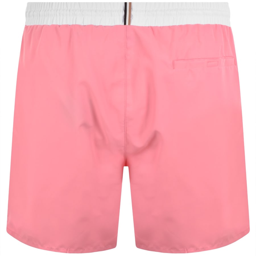 Image number 3 for BOSS Starfish Swim Shorts Pink