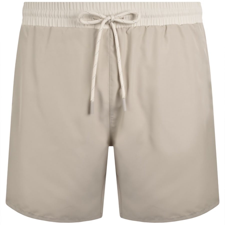 Image number 2 for BOSS Starfish Swim Shorts Beige