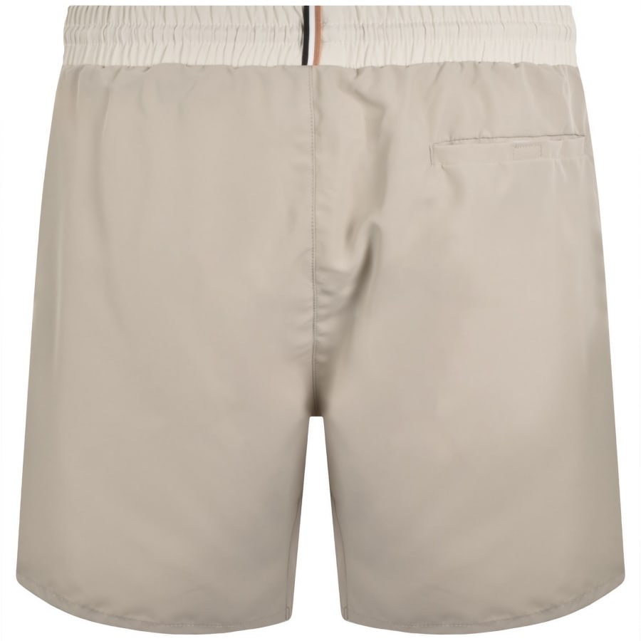 Image number 3 for BOSS Starfish Swim Shorts Beige