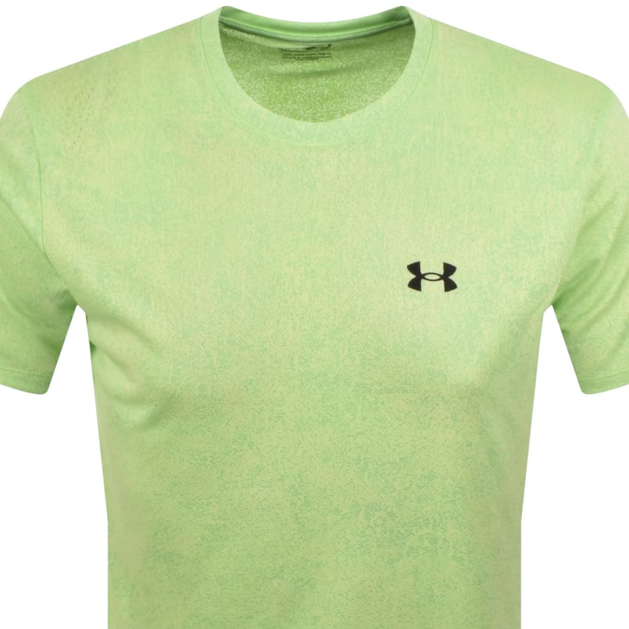 Image number 2 for Under Armour Tech Pixelate T Shirt Green