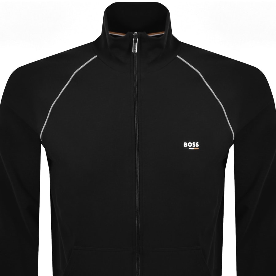 Image number 3 for BOSS Oliver Full Zip Tracksuit Black
