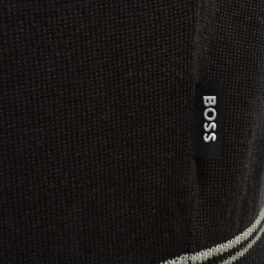 Image number 3 for BOSS Norbertino Knit Polo Dark Brown