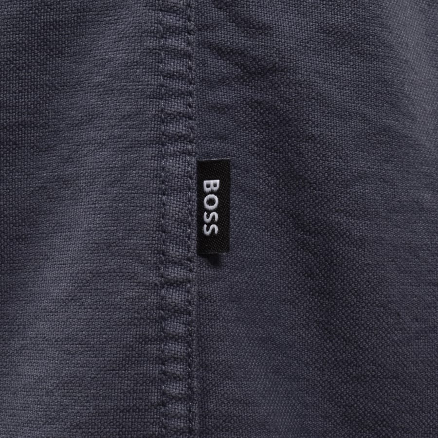 Image number 4 for BOSS H Roan Slim Fit Shirt Blue