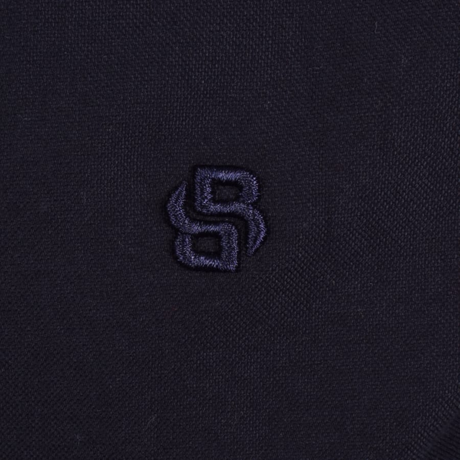 Image number 3 for BOSS H Roan Slim Fit Shirt Dark Blue