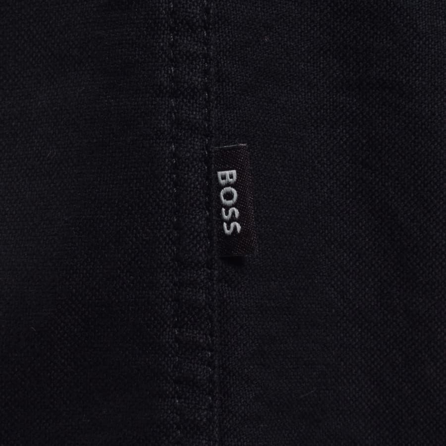 Image number 4 for BOSS H Roan Slim Fit Shirt Dark Blue