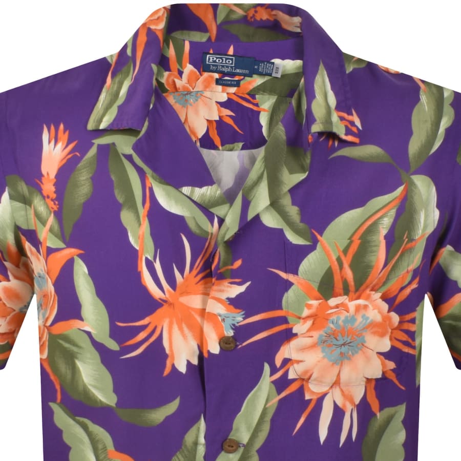 Image number 2 for Ralph Lauren Andy Pocket Shirt Purple