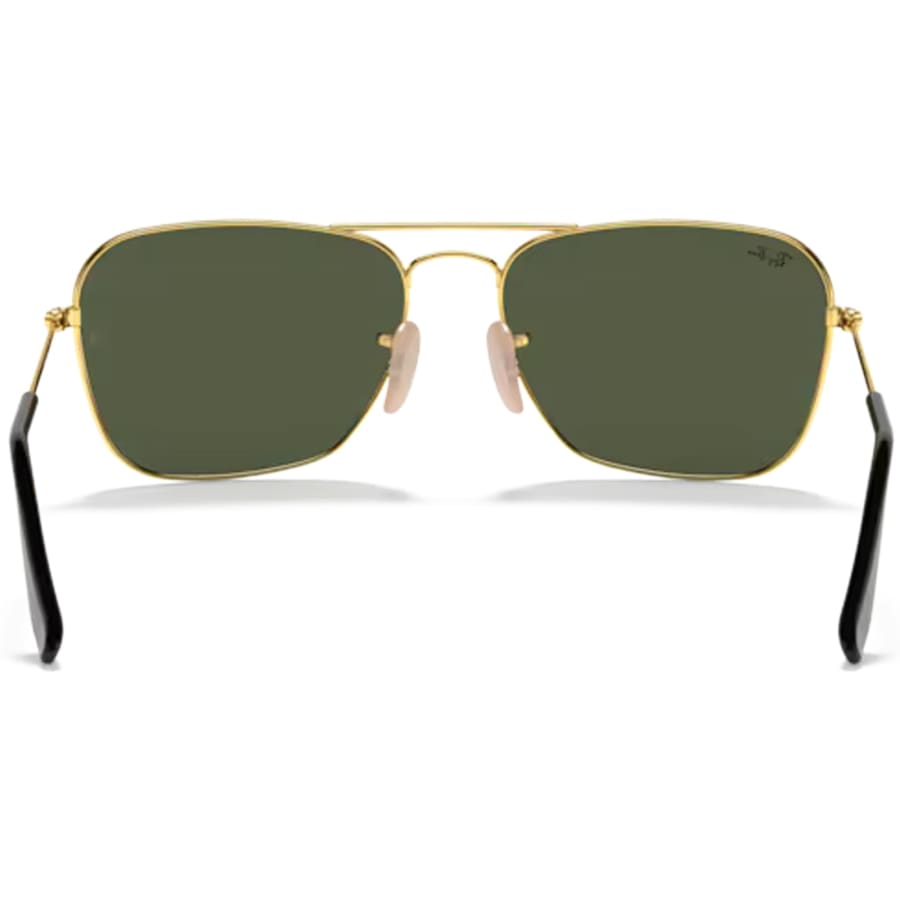 Image number 3 for Ray Ban 3136 Caravan Sunglasses Gold