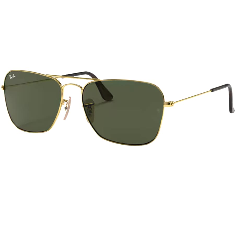 Image number 1 for Ray Ban 3136 Caravan Sunglasses Gold