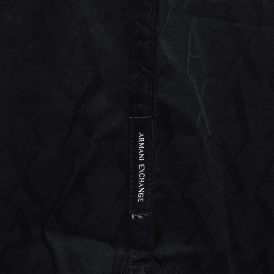 Image number 3 for Armani Exchange Long Sleeve Shirt Navy