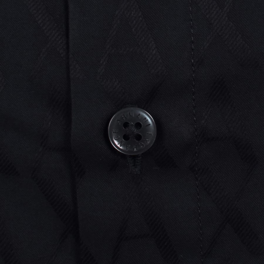 Image number 4 for Armani Exchange Long Sleeve Shirt Navy
