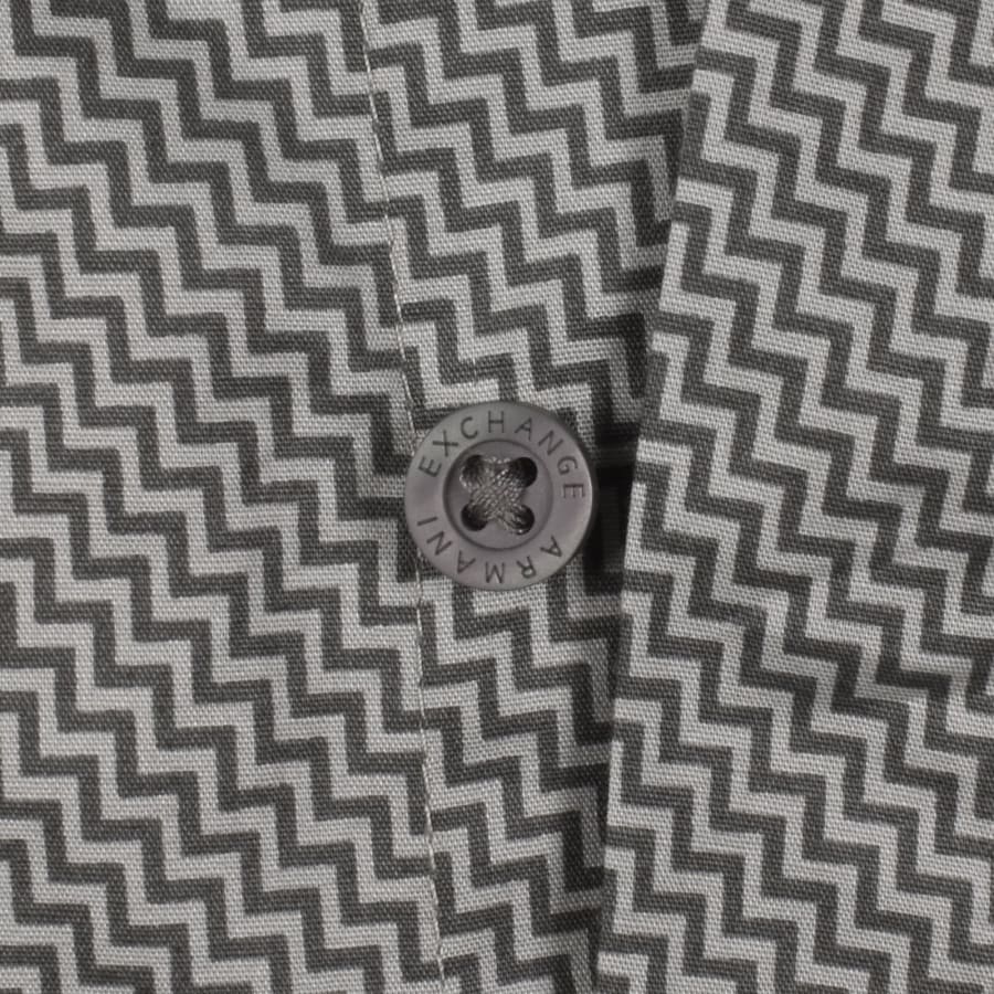 Image number 3 for Armani Exchange Pattern Shirt Grey
