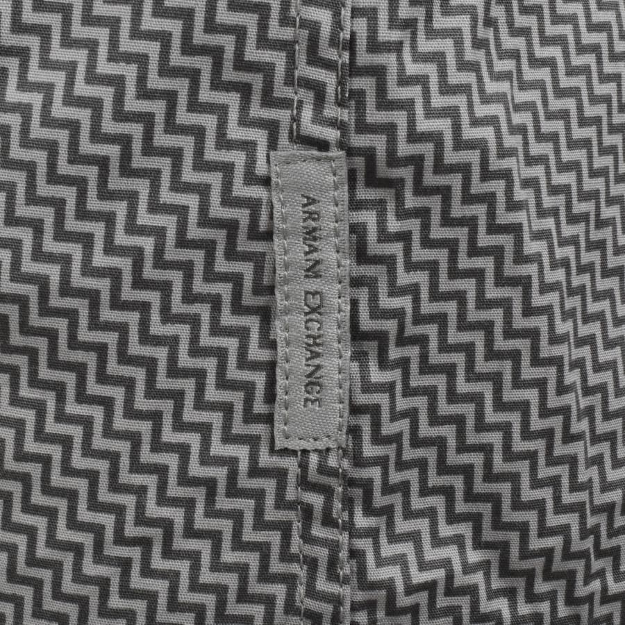 Image number 4 for Armani Exchange Pattern Shirt Grey