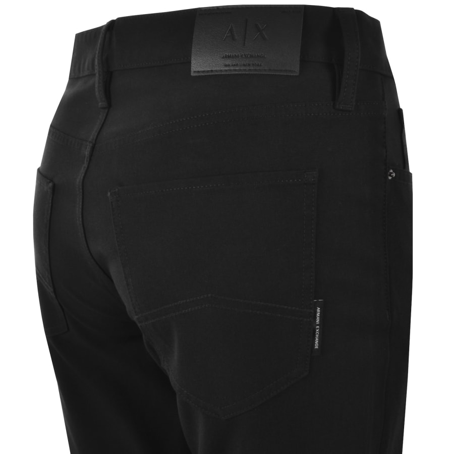 Image number 4 for Armani Exchange J14 Slim Fit Jeans Black