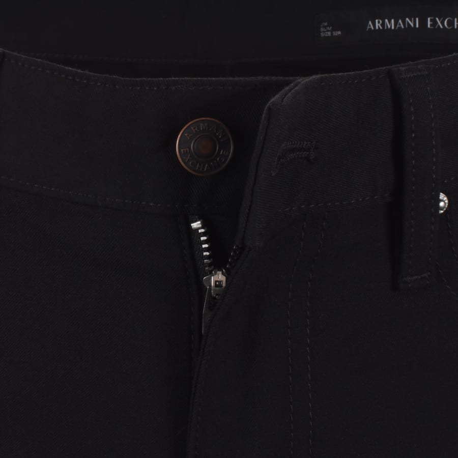 Image number 5 for Armani Exchange J14 Slim Fit Jeans Black