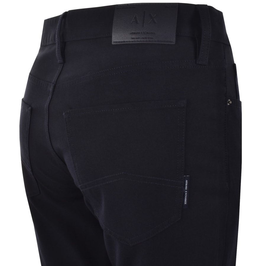 Image number 4 for Armani Exchange J14 Slim Fit Jeans Navy