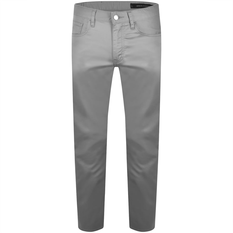 Image number 2 for Armani Exchange J14 Skinny Fit Trousers Grey