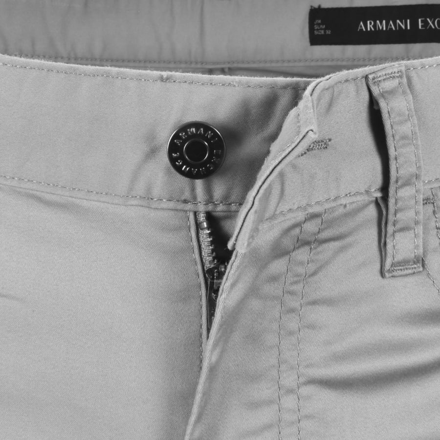 Image number 5 for Armani Exchange J14 Skinny Fit Trousers Grey