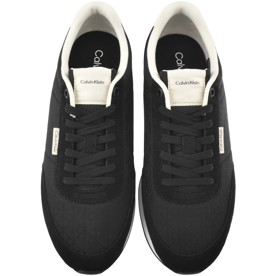 Image number 3 for Calvin Klein Retro Runner Trainers Black
