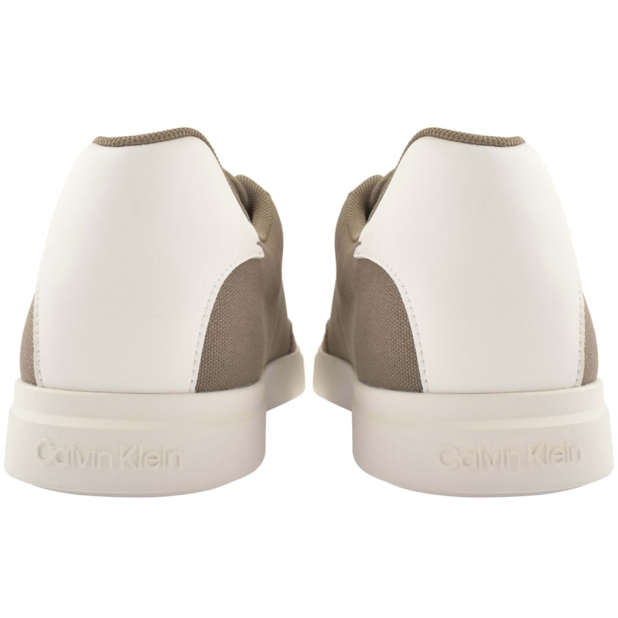 Image number 2 for Calvin Klein Cupsole Trainers Desert Taupe