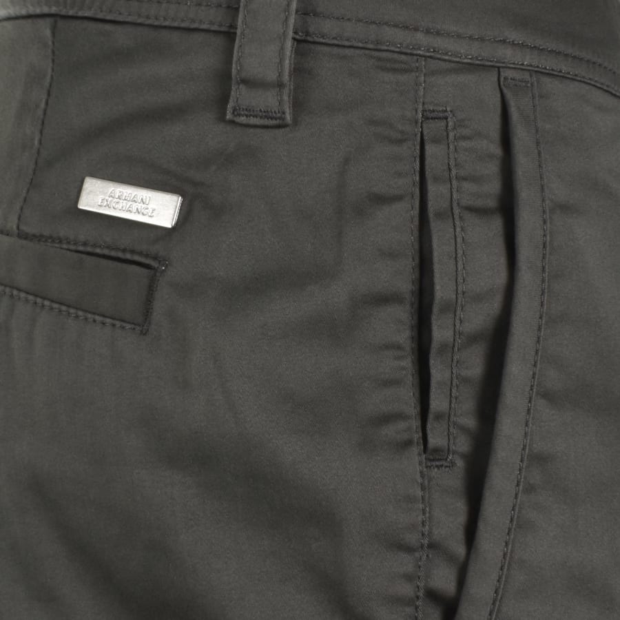 Image number 3 for Armani Exchange Chino Shorts Grey