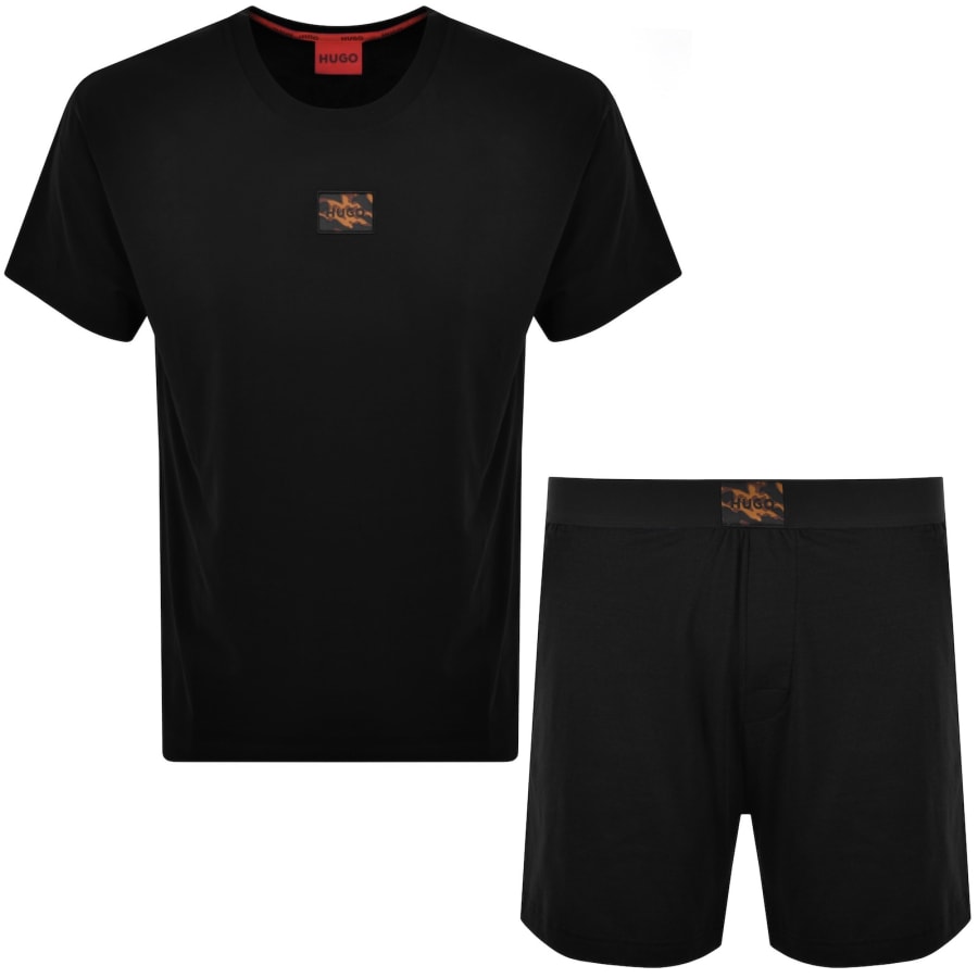 Image number 1 for HUGO Galaxy Short Set Black