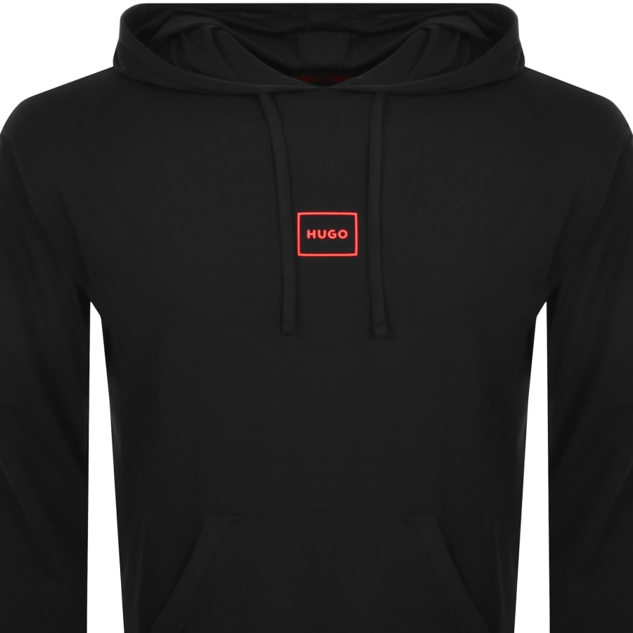 Image number 2 for HUGO Laze Hoodie Black