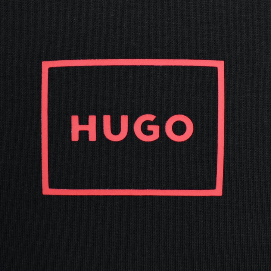 Image number 3 for HUGO Laze Hoodie Black