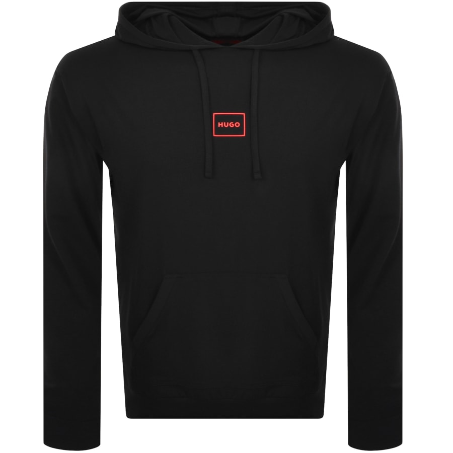 Image number 1 for HUGO Laze Hoodie Black