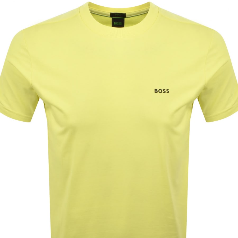Image number 2 for BOSS Tee T Shirt Open Yellow